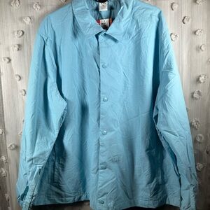 NWT DSG Men's Sky Blue Lightweight Nylon Jacket Size XL